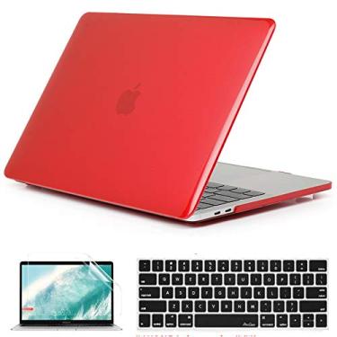 Imagem de QYiD Capa para MacBook Pro 15 Retina A1398, capa rígida transparente de plástico com capa de teclado e protetor de tela para MacBook Pro de 15,4 polegadas com tela Retina A1398 (versão 2012-2015),