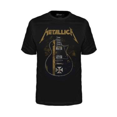 Imagem de Camiseta Infantil Metallica - Cross Guitar - Top - Stamp
