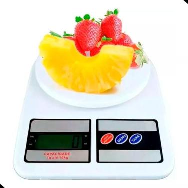 Imagem de Balança Digital De Precisão Cozinha 10Kg Nutrição E Dieta - Wellmix