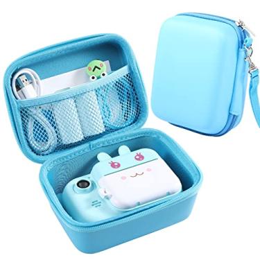Imagem de Kids Camera Case Compatible with MINIBEAR Kids Camera, Case for Camera for Kids and Kids Action Camera Accessories, 6.1 x 4.9 x 3.4 inch Shockproof Storage Box fits for Most Kids Camera (Blue)