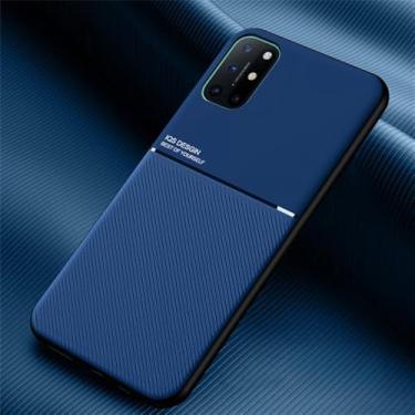 Imagem de Capa de telefone para oneplus 9 8 7 pro 8t 7t 9 rt nord adsorção de carro capa à prova de choque para oneplus 1 ace 10t 5g shell, azul, para oneplus 7t