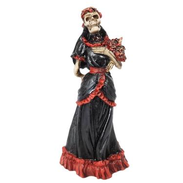 Imagem de Pomba gira Rosa Caveira Imagem umbanda candomblé Escultura Religiosa em Resina 