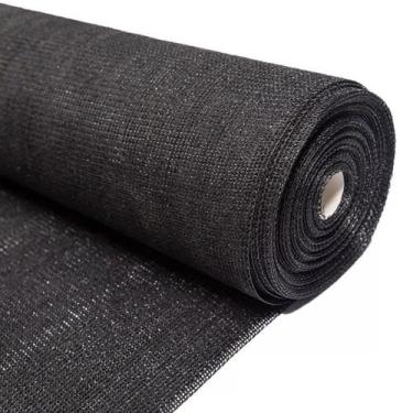 Imagem de Tela Sombreamento Preto 80% Sem Acabamento Sombra 15x3 - BRN COMMERCE