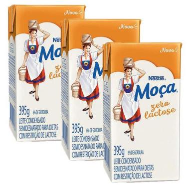 Imagem de Kit 3x Leite Condensado Zero Lactose Moça Nestlé