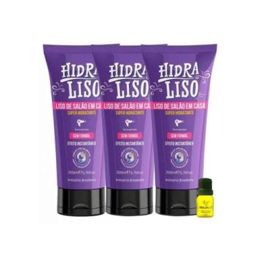 Imagem de 3 Progressiva No Chuveiro HidraLiso Alisante De Cabelo 200ml