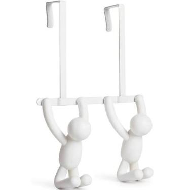 Imagem de Buddy - Cabideiro de Porta Multiuso Duplo UMBRA Design, Branco