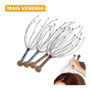 Imagem de 3 Massageador Coroa Da Cabeça 12 Hastes Terapia Magnética Ze - WCAN