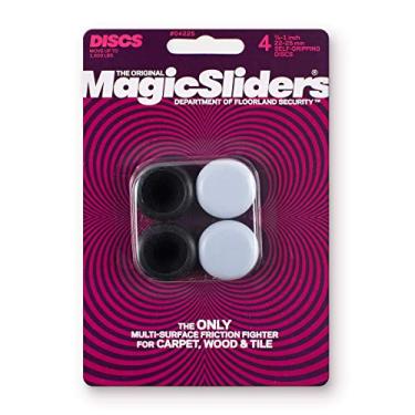 Imagem de Magic Sliders L P 4225 Pacote com 4 7/8"-1" RND Slider, 1 pacote, Branco/Preto