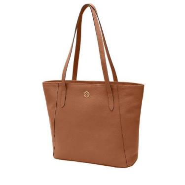 Imagem de Bolsa de Couro Mariart Manacá, Camel
