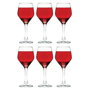 Imagem de Vikko Taças de vinho pequenas, taça de vinho de 250 ml, conjunto de 6 taças de vinho com haste para vinho tinto e branco, taças de vinho grossas e duráveis, copos transparentes para vinho