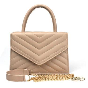 Imagem de bolsa feminina festa carteira elegante casamento - Ziws, Marrom