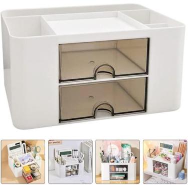 Imagem de Organizador Multiuso Com Gavetas Porta Lapis Escritorio de Mesa Maquia