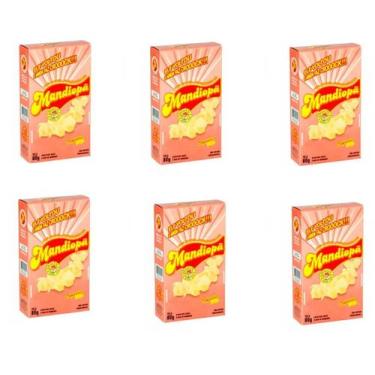 Imagem de Mandiopã kit c/6 Sabor Camarão cx 80 Gramas Mandiopan o Legitimo