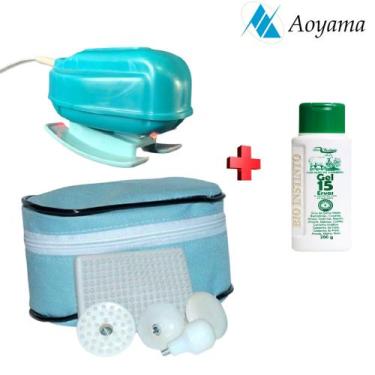 Imagem de Kit Aparelho De Massagem Elétrico Fisioterápico com Infravermelho + Ge