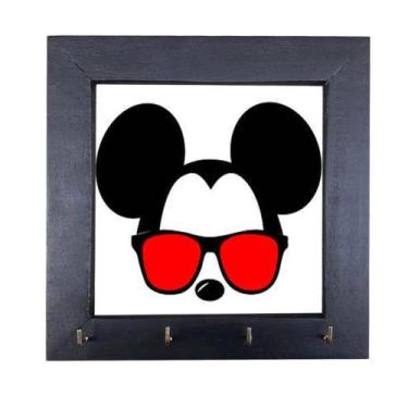 Imagem de Porta Chaves Com Ganchos Moldura Decoração Parede  - Charme Decorar, P