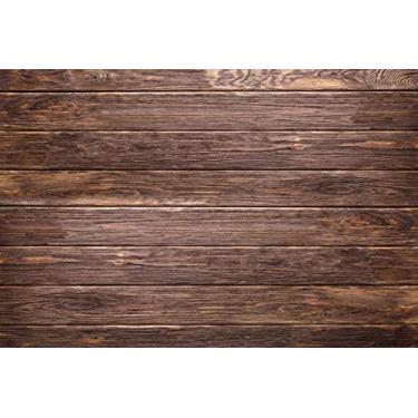 Imagem de Pnylzzyxh Pano de fundo de parede de madeira rústica marrom natural, fundo fotográfico, chá de bebê, festa de aniversário, decoração de mesa de bolo rústico, banner, suporte para cabine fotográfica, 3