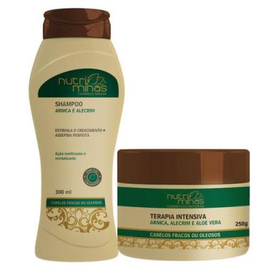 Imagem de Shampoo +Máscara Arnica e Alecrim Nutriminas Cabelos Oleosos