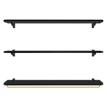 Imagem de Prateleira expositor de troféus com suporte para medalhas Ápice - Dourado/preto