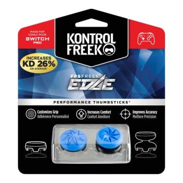 Imagem de KontrolFreek Fps Freek Edge para Nintendo Switch Pro Controller | Thumbsticks de Desempenho | 1 Convexo Alto, 1 Convexo Baixo | Azul