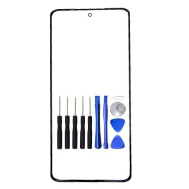 Imagem de VIESUP Vidro externo de tela LCD para Motorola Moto Edge 30 Fushion 2023 painel de vidro frontal para reparo de lente peças de reposição (não LCD)