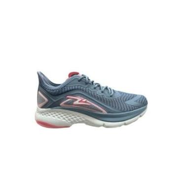 Imagem de Tênis Esportivo Feminino Adrun Acrion Float 9908F Steel Ocean Chiclete-Feminino