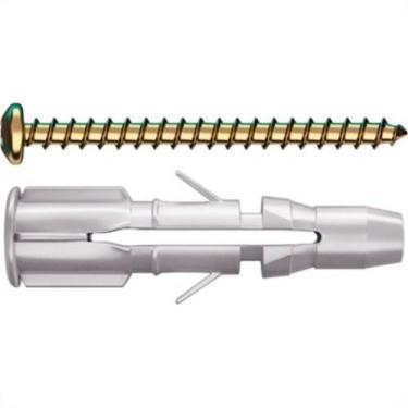 Imagem de Bucha Fixacao Sforplast 06 Tijolo Baiano Com Parafuso 100 Pecas Sfu 21