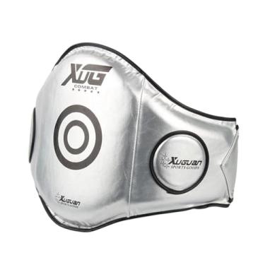 Imagem de simhoa Boxing Body Protector Protective Gear Belly para treinamento de sparring, Prata