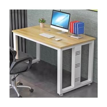 Imagem de LICONG-2020 Mesa de mesa para computador móvel, simples, casa, trabalho, esportes, escritório, escritório, escritório, mesa de estudo, mesa de computador, mesa de computador móvel sobre rodas