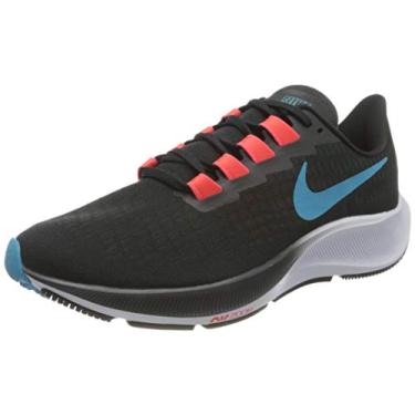 Imagem de Nike Tênis de corrida masculino, Off Noir Lt Blue Fury Brt Crimson Preto Branco, 43