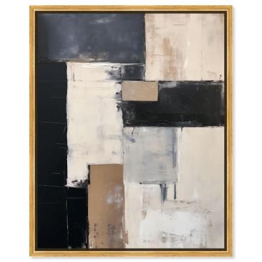 Imagem de Art Remedy Boho moderno em tela Cosmic Abyss II, moldura dourada, 61 cm x 76 cm