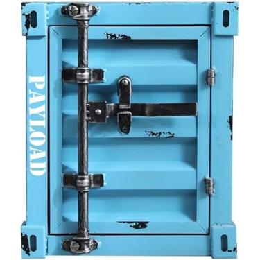 Imagem de Mesa de centro criativa, estilo industrial, armário, arte em ferro, sofá, mesa lateral de metal, mesa de canto, telefone, quarto, mesa de cabeceira, móveis de decoração, Bluea