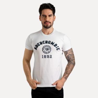 Imagem de Camiseta Abercrombie 1892 Branca - Abercrombie & Fitch, GG