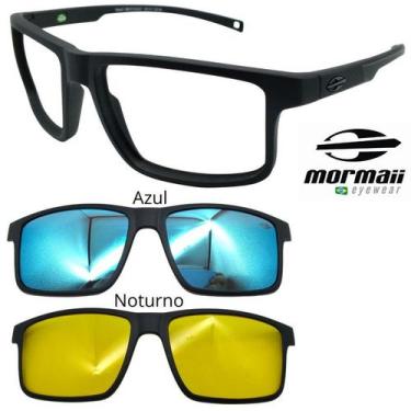 Imagem de Oculos Mormaii 6127 Swap 5 A14 Com 2 Clipons Azul e Noturno, Noturno, 