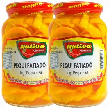 Imagem de Pequi Fatiado em Conserva 550g Nativa - 2 Unidades