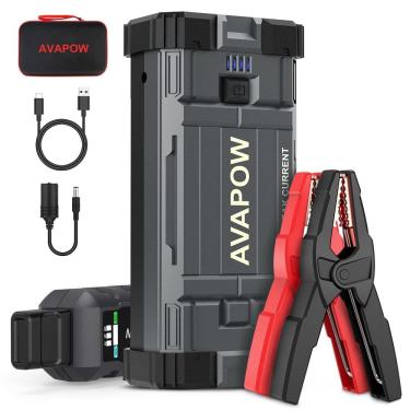 Imagem de Bateria de carro Jump Starter AVAPOW A28 3000A Peak 12V Lithium
