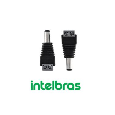 Imagem de Conector Para Câmeras P4 Macho Conex 1000 Intelbras 10 Peças