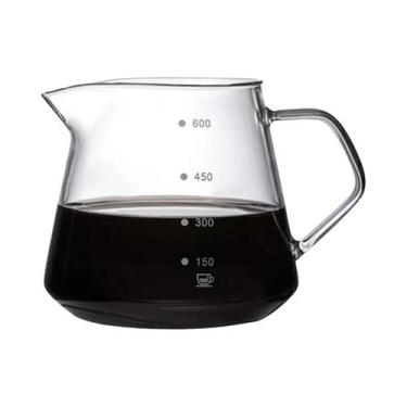 Imagem de Conjunto de Cafeteira de Vidro com Jarra e Filtro - 600ml e 300ml, 600