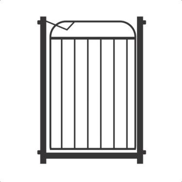 Imagem de Portão Para Pet Grade De Proteção 69 A 82 cm Preto - AVIPET