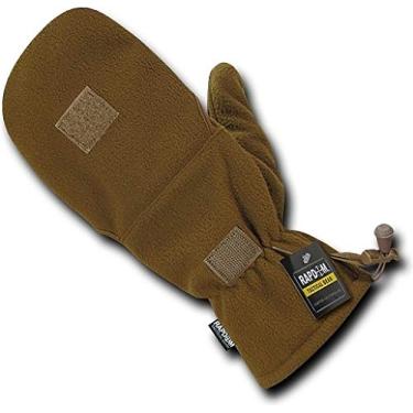 Imagem de RAPDOM Luvas táticas de fleece, coiote, pequenas