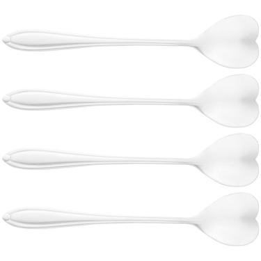 Imagem de Conjunto de Colheres para Chá Wolff Heart em Aço Inox Prata - 4 Peças