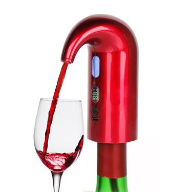 Imagem de Aerador elétrico de vinho Pourer JOQINEER com bateria tipo C