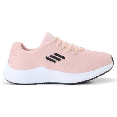 Imagem de Tênis Feminino O2x Academia Caminhada Leve Confortável, Nude, 36