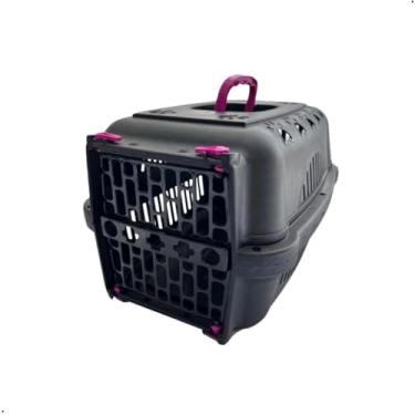 Imagem de Caixa Bolsa Casa de Transporte para Gato Cachorro Animais Pet CãEs，Transportador para Animais de EstimaçãO(Nº 2 - Animais até 10Kg,Rosa)