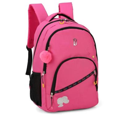 Imagem de Mochila De Costas Grande Barbie Luxcel Rosa