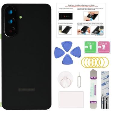 Imagem de GREEN FUSION Compatível com substituição da capa traseira do Galaxy A56, A56 SM-A566V/B/E Porta traseira com lente de câmera pré-instalada, ferramentas de reparo e instruções, grafite