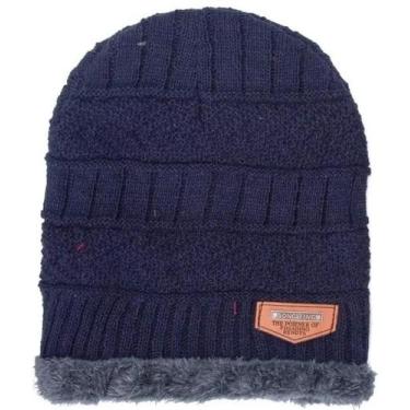 Imagem de Touca Gorro De Lã Unissex Forrada Com Pelúcia Cinza - SPORT, Azul mari