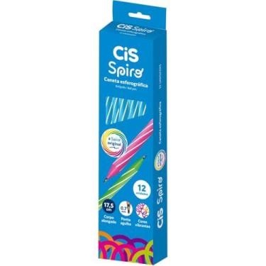 Imagem de Caneta Esferografica Cis Spiro 0,7Mm Azul Claro - SERTIC