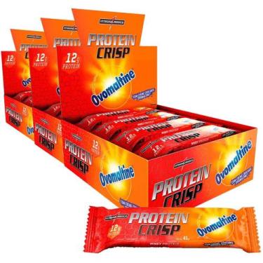 Imagem de 3X Barra Proteica Crisp Integralmedica Ovomaltine 12 Un 45G