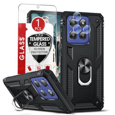 Imagem de LeYi Capa para Moto G-Stylus 2025 [não serve para G 5G 2025]: Capa Motorola Moto G Stylus 5G 2025 com protetor de tela, protetor de lente de câmera, capa de celular resistente, suporte magnético para