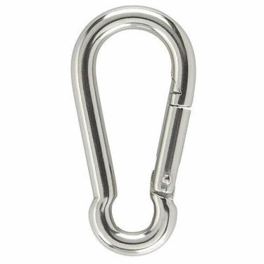 Imagem de Mosquetão Inox Simples 7Mm X 70Mm Sem Olhal